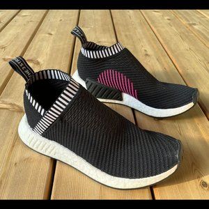 Size 6.5 Men's Adidas Boost NMD CS2 Primeknit Core Black Shock Pink